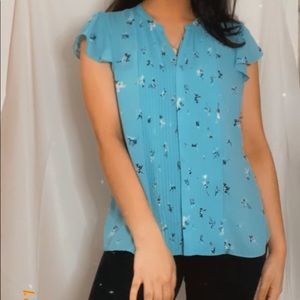 Cute Blue Blouse